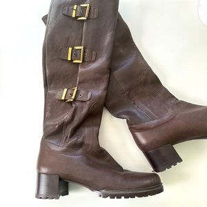 Stuart weitzman cinch boot brown Chocolate Brown EXCELLENT CONDITION